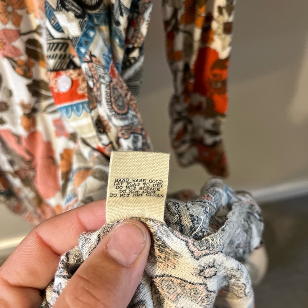 Gimmicks By Bke - Patchwork Rayon Duster - image 4